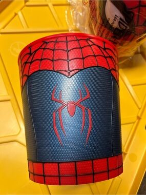 Spiderman limited edition popcorn bucket- new never used